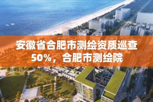 安徽省合肥市測繪資質巡查50%，合肥市測繪院