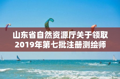 山東省自然資源廳關于領取2019年第七批注冊測繪師證章的公告