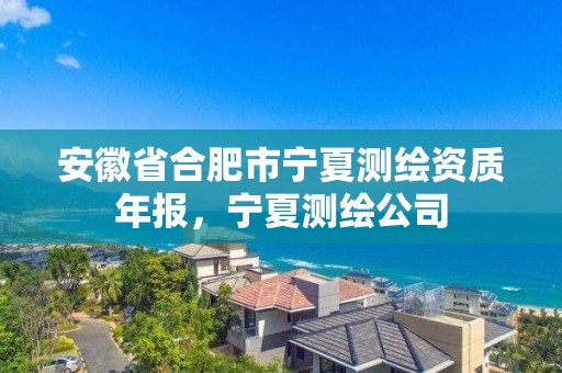 安徽省合肥市寧夏測繪資質年報，寧夏測繪公司