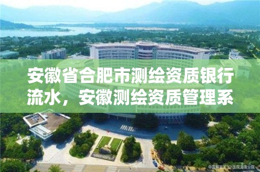 安徽省合肥市測繪資質銀行流水，安徽測繪資質管理系統