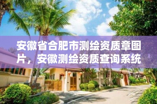 安徽省合肥市測繪資質(zhì)章圖片，安徽測繪資質(zhì)查詢系統(tǒng)