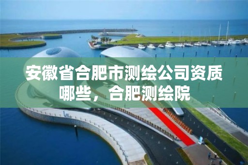 安徽省合肥市測繪公司資質哪些，合肥測繪院