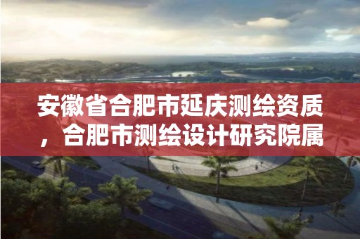 安徽省合肥市延慶測繪資質，合肥市測繪設計研究院屬于企業嗎?