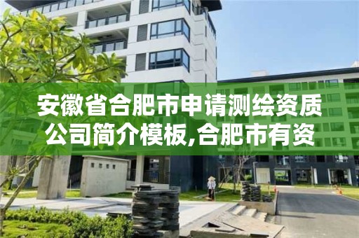 安徽省合肥市申請(qǐng)測(cè)繪資質(zhì)公司簡(jiǎn)介模板,合肥市有資質(zhì)的測(cè)繪公司。