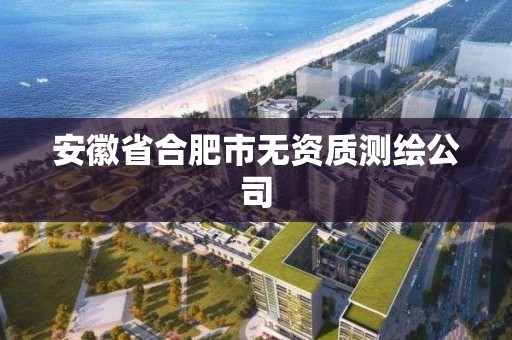 安徽省合肥市無資質(zhì)測繪公司