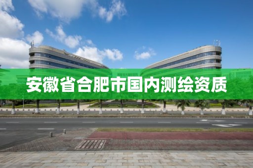 安徽省合肥市國內(nèi)測繪資質(zhì)