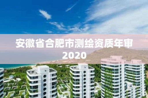 安徽省合肥市測繪資質年審2020