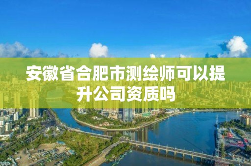 安徽省合肥市測(cè)繪師可以提升公司資質(zhì)嗎