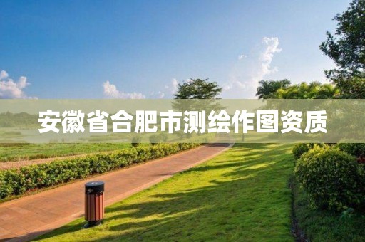 安徽省合肥市測繪作圖資質(zhì)