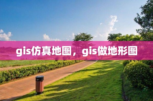 gis仿真地圖，gis做地形圖