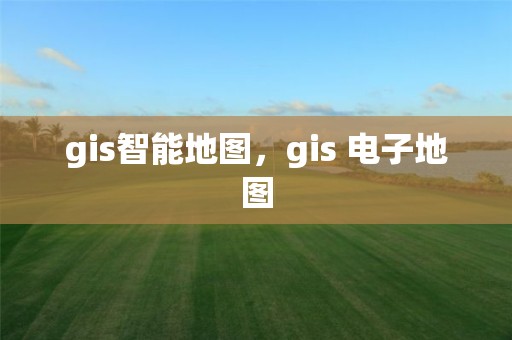 gis智能地圖，gis 電子地圖