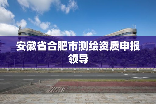 安徽省合肥市測繪資質申報領導