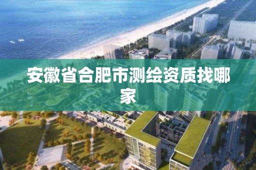 安徽省合肥市測繪資質找哪家