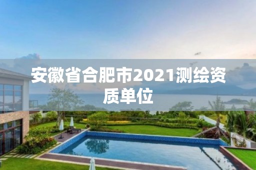 安徽省合肥市2021測繪資質單位