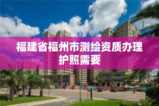 福建省福州市測繪資質辦理護照需要