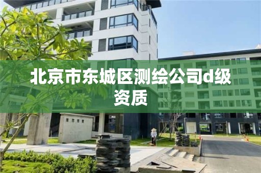 北京市東城區測繪公司d級資質