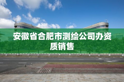 安徽省合肥市測繪公司辦資質銷售