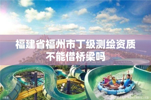 福建省福州市丁級測繪資質不能借橋梁嗎