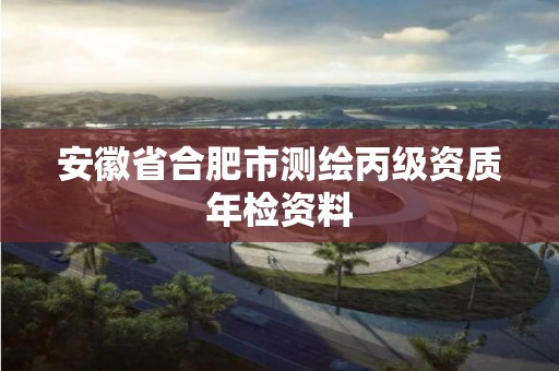 安徽省合肥市測(cè)繪丙級(jí)資質(zhì)年檢資料