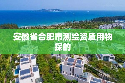 安徽省合肥市測繪資質用物探的