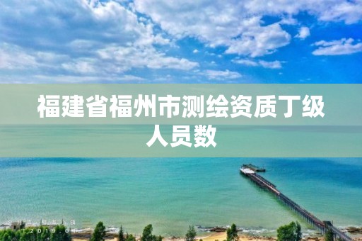 福建省福州市測繪資質(zhì)丁級人員數(shù)