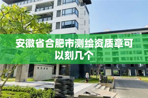 安徽省合肥市測繪資質章可以刻幾個