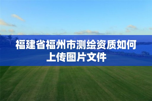 福建省福州市測繪資質如何上傳圖片文件