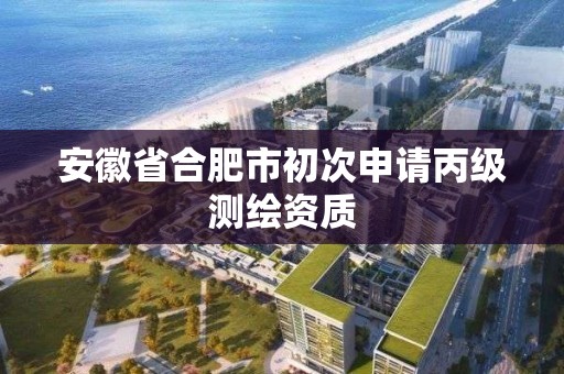 安徽省合肥市初次申請丙級測繪資質