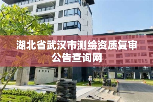 湖北省武漢市測繪資質復審公告查詢網