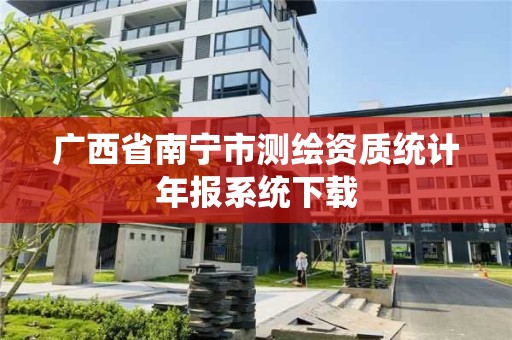 廣西省南寧市測繪資質統計年報系統下載