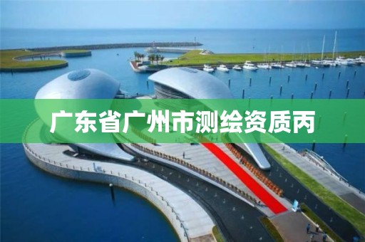 廣東省廣州市測繪資質丙