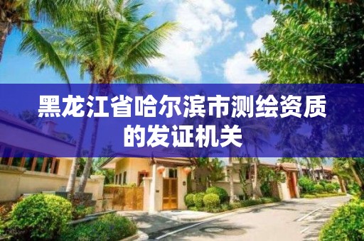 黑龍江省哈爾濱市測繪資質的發證機關