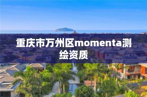 重慶市萬州區momenta測繪資質