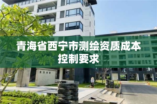 青海省西寧市測繪資質成本控制要求