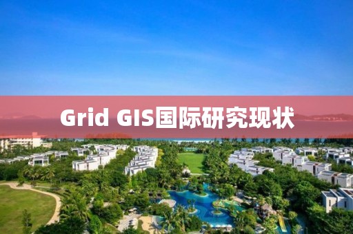 Grid GIS國際研究現狀