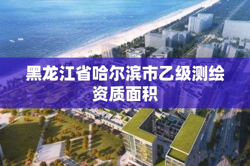 黑龍江省哈爾濱市乙級測繪資質面積