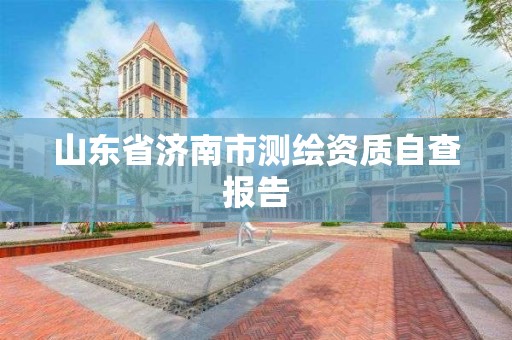 山東省濟南市測繪資質自查報告