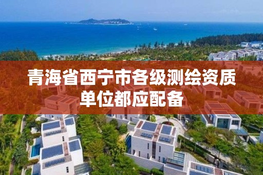 青海省西寧市各級測繪資質單位都應配備