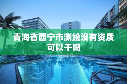 青海省西寧市測繪沒有資質可以干嗎