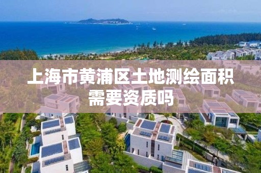 上海市黃浦區土地測繪面積需要資質嗎