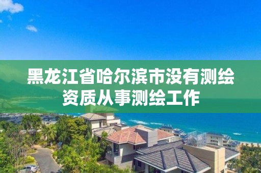 黑龍江省哈爾濱市沒有測繪資質從事測繪工作