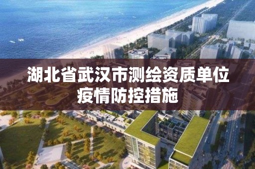 湖北省武漢市測(cè)繪資質(zhì)單位疫情防控措施