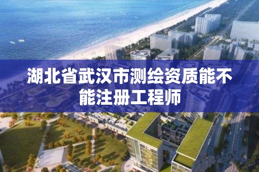 湖北省武漢市測繪資質能不能注冊工程師