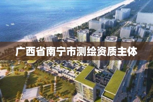 廣西省南寧市測繪資質主體