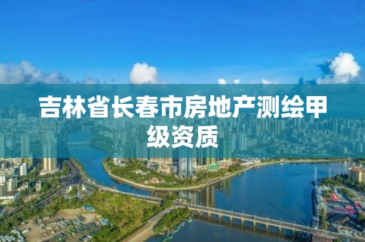 吉林省長春市房地產(chǎn)測繪甲級資質(zhì)