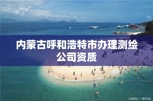 內蒙古呼和浩特市辦理測繪公司資質