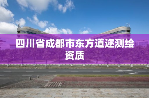 四川省成都市東方道邇測繪資質(zhì)