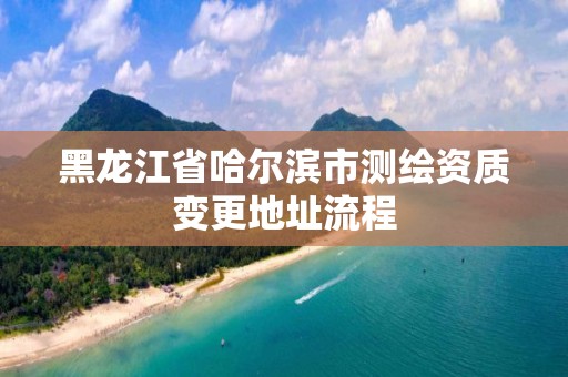 黑龍江省哈爾濱市測繪資質變更地址流程