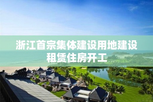 浙江首宗集體建設(shè)用地建設(shè)租賃住房開工