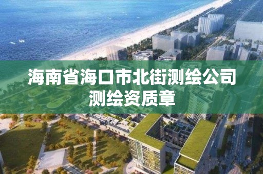 海南省海口市北街測繪公司測繪資質(zhì)章